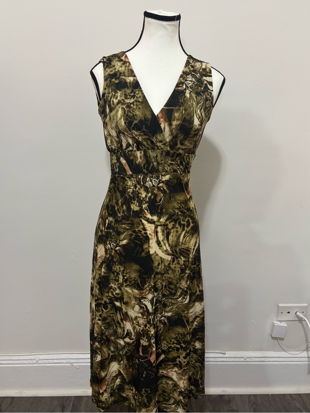 boho earthy vintage dress